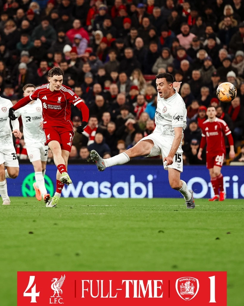 Liverpool vs Barnsley FA Cup